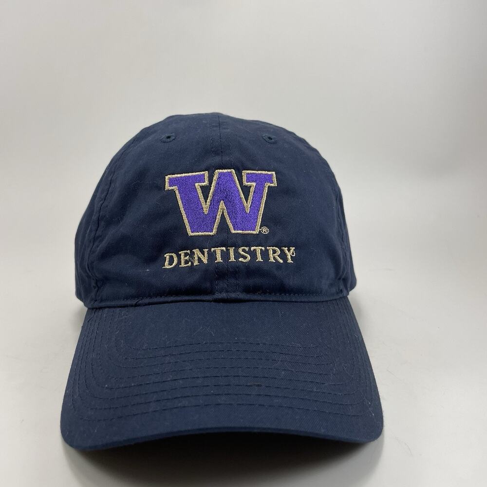 Nike Navy Hat with Purple 'W' Dentistry Logo